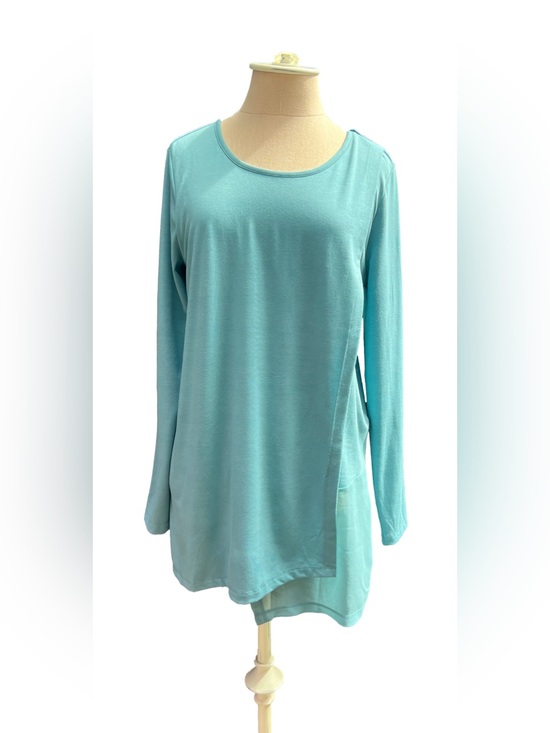 Soft Surroundings Tops - Soft Surroundings "Touch of Sheer" Tunic Blouse Size Small